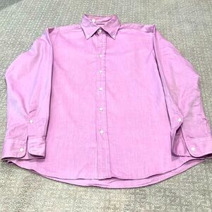 SALE! RALPH LAUREN PURPLE LABEL dress shirt, 15.5, see pix for stains!
